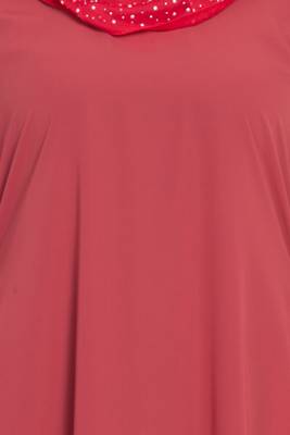 Flamingo a-line simple abaya 4