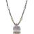 Infuzze Antique Gold-Toned & Oxidised Silver-Toned Textured Tribal Necklace
