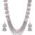 Infuzze Oxidised Silver-Toned Textured Jewellery Set