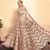 Brown Embroidered Satin Semi Stitched wedding lehenga