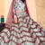Grey Embroidered Satin Semi Stitched wedding lehenga
