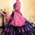 Navy Blue Embroidered Satin Semi Stitched wedding lehenga