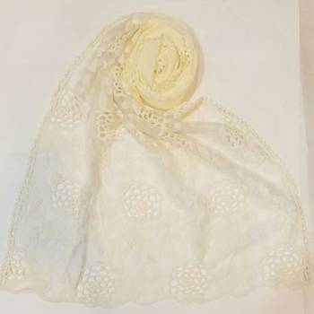 Now Or Never - Premium Cotton Half Net Hijab 1