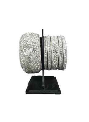 Prosper Hyderabadi Bridal Joda, Silver Party Wear Bangle Set For Women And Girls Stylish 14 Pieces 2