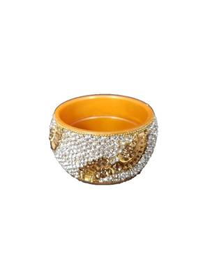 Prosper Hyderabadi Bridal Joda, Golden Silver Party Wear Bangle Set For Women And Girls 14 Pieces 2