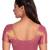 Platinum Solid Pink & Gold Ready to wear Saree Blouse