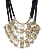 Infuzze Antique Gold-Toned Layered Necklace