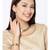 Infuzze Antique Gold-Toned Multistranded Jewellery Set