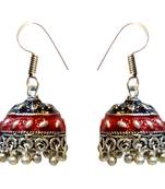 Minakari Oxodised Jhumki Earrings