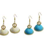 Multicolor combo earrings