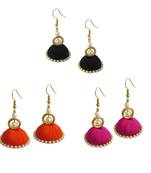 Multicolor combo earrings