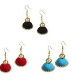 Multicolor combo earrings