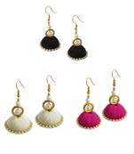 Multicolor combo earrings