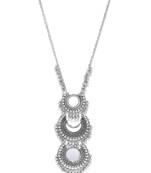 Infuzze Oxidised  Toned Alloy Necklace