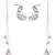 Latest Design Fashion Silver Oxidized Earrings