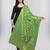 Green Banarasi Silk Zari Woven Dupatta With Tussels
