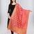 Light Red Banarasi Silk Zari Woven Dupatta With Tussels