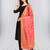 Light Red Banarasi Silk Zari Woven Dupatta With Tussels