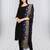 Navy Blue Banarasi Silk Zari Woven Dupatta With Tussels
