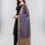 Navy Blue Banarasi Silk Zari Woven Dupatta With Tussels