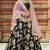 Black Embroidered Crepe Silk Semi Stitched Bridal Lehenga