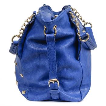 Lychee Bags Women's Blue PU Satchel Bag 2