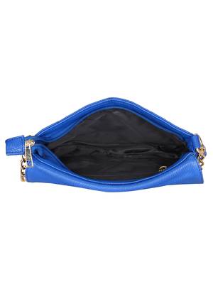 Lychee Bags Women's Blue PU Sling Bag 4