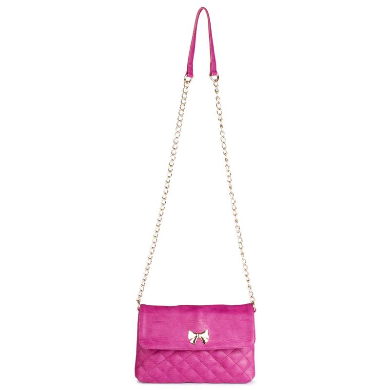 Lychee Bags Women's Pink PU Sling Bag