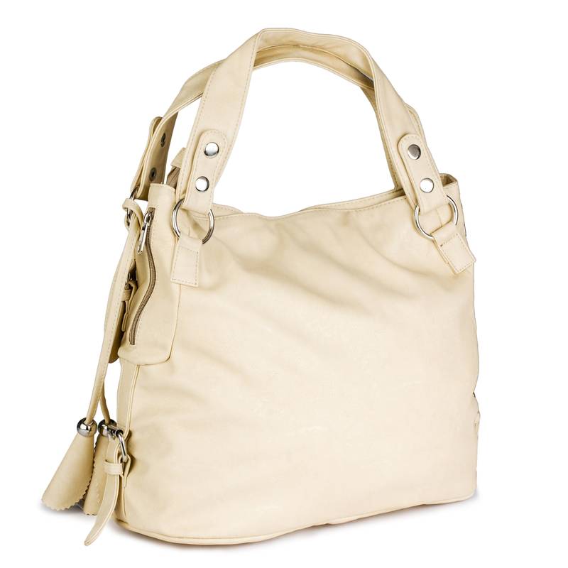 Lychee Bags Women's Cream  PU Handbags