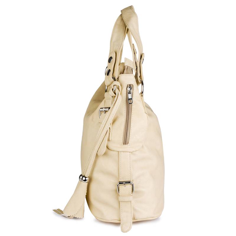 Lychee Bags Women's Cream  PU Handbags