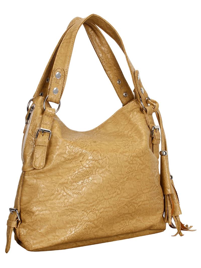 Lychee Bags Women's Beige PU Handbags