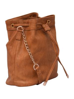 Lychee Bags Women's Beige pu Sling Bag 2