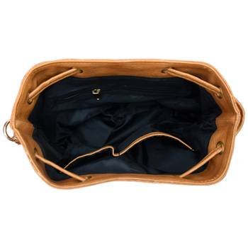 Lychee Bags Women's Beige pu Sling Bag 5