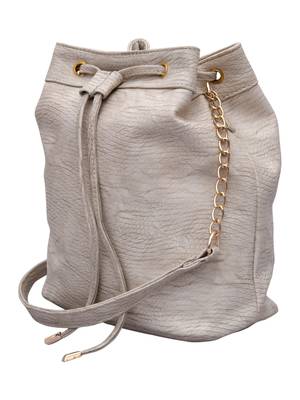 Lychee Bags Women's Cream PU Sling Bag 3