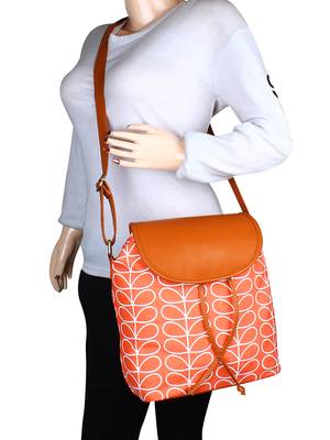 Lychee Bags Women's Peach CanvaS Sling Bag 3