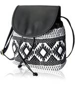 Lychee Bags Canvas/PU Amie Sling Bag for Girls