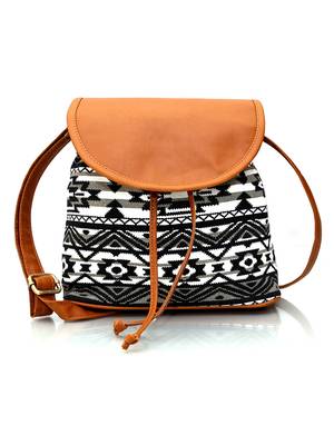 Lychee Bags Canvas/PU Amie Sling Bag for Girls 1