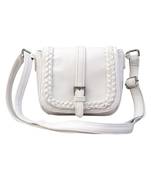 Lychee Bags Women's White PU Sling Bag