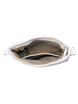 Lychee Bags Women's White PU Sling Bag 5