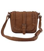 Lychee Bags Women's Beige PU Sling Bag
