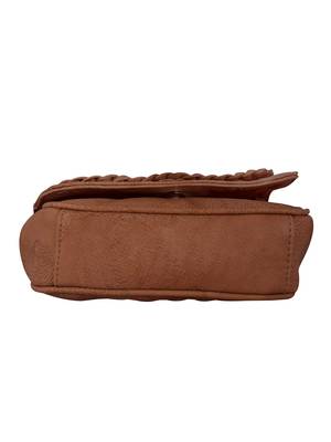 Lychee Bags Women's Beige PU Sling Bag 4
