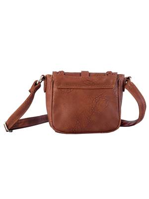 Lychee Bags Women's Rust PU Sling Bag 3