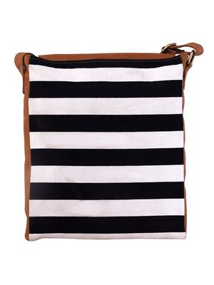 Lychee Bags Women's Tan Canvas Sling Bag 3
