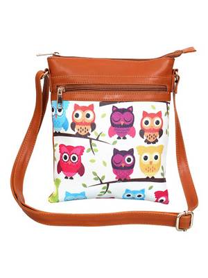 Lychee Bags Women's PU Cady Sling Bag(Multicolour) 1