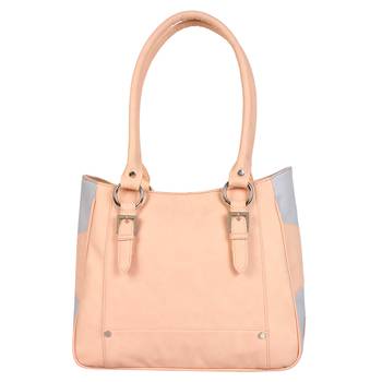 Lychee Bags Girls PU Loretto Shoulder Bag (Peach) 1