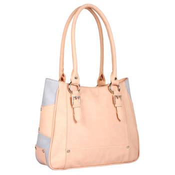 Lychee Bags Girls PU Loretto Shoulder Bag (Peach) 2