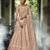 Beige Embroidered Silk Semi Stitched Lehenga With Dupatta