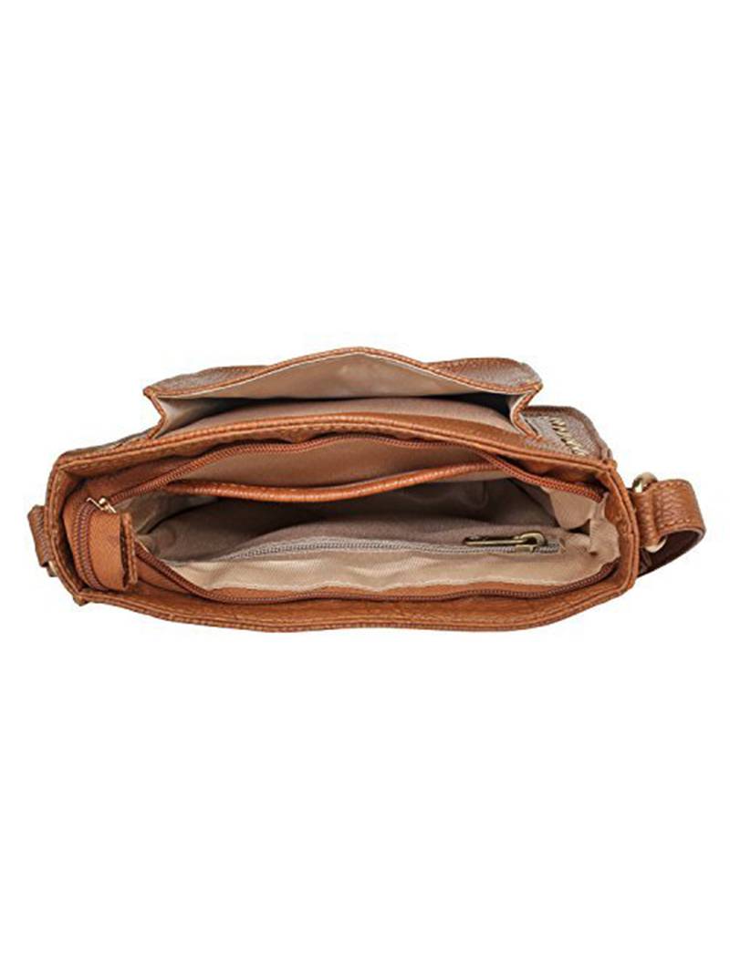 Lychee Bags Girl's Rust PU Hana Sling Bag