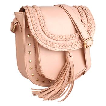 Lychee Bags Girl's Peach PU Hana Sling Bag 2