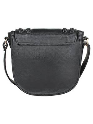 Lychee Bags Girl's Black PU Hana Sling Bag 3